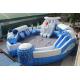 Huge Commercial Inflatable Water Park , Frozen Themed Aqua Park Equipment