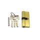 54mm Zinc Alloy Mortise Double Open Door Lock Cylinder With Normal Key
