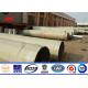 Distribution Line 69kv 60ft 80ft Steel Power Pole Breaking Load 1000kgs