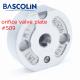 BASCOLIN common rail injector valve plate #509 for denso g3 series fuel injector orifice plate JRC3 control valve