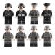 Children gifts WW2 military mini figures German ranker eight officers soldiers building blocks