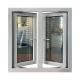 Pvc / Upvc Double Glazed Glass Casement Window With Fly Screen European Style