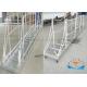 Steel Aluminium Gangway Ladder , Wharf Ladder Aluminium Customized Size Shore Gangway