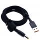 65W Laptop USB Male Cable DC 20V 2.25A 3.25A 5.5x2.5mm For Computer
