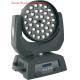400W Rated Power LED Zoom Moving Head Light RGBWY 5 In 1 LED 36×10W Lamp