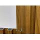 Firproof Aluminum Extrusion Profiles Covet Battens With Wood Color For Decoration Wall Lining