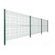 Outdoor Decorative Metal 3mm Plastic Coated Wire Fencing 3d Bending Curved Panel