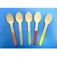 Disposable Mini Wooden Knife Fork Spoon , Personalized Wooden Ice Cream Spoons Biodegradable