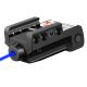 Compact Blue Laser Dot Sight Scope Adjustable Low Profile Picatinny Rail