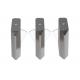 Brushless Motor Flow Control Flap Turnstile Gate Stainless Steel 304