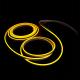 Yellow 5×12mm Flexible Neon Tube Lighting IP67 Silicone Neon Tube 8w/M