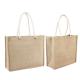 Shopping Natural Color 30xx12x30cm 380gsm Jute Grocery Bags