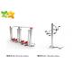 Teen Adult Playground Exercise Equipment Stepper Type Stainless Steel Rust Proof