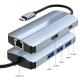 12-In-1 USB C Adapter OEM Multiport Hub with 4K HDMI USB 3.0  RJ45 Lan Ethernet