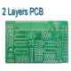 Double Side FR-4 Glass Epoxy laminate Rigid PCB board with OSP , Immersion silver
