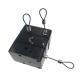 Cubic Shaped Security Recoiler 3 Outlets Anti Theft Cable Retracting Pull Box