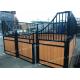 Hot Dip Galvanized Or Powder Coated Horse Stall Panels Bamboo With Rolling