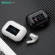 White ABS TWS True Wireless Stereo Earbuds With Display Screen Air3