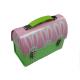 Special Shape Portable Metal Box , Customized Design Tin Box With Handle