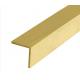Extruded 18mm 20mm Brass Angle Bar UNS C10300 L Shaped Metal Profile
