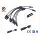 10AWG ODM 4 To 1 Y Type Branch Connector Solar