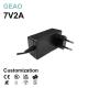 7V 2A Wall Mounted Power Adapter For Worldwide Nail Lamp Small Electronic Meidical CD Player