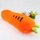 Orange Color Plush Toy Pillow High Elasticity Carrot Shape For Kids Gift