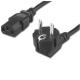 Standard Laptop Euro Plug Extension Lead With Fully Molded Design