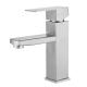 Lizhen Simple end Fashion Stainless Steel 304 Square Wash Basin Tap Handle for Hotel