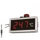 Workshop Room Temperature Display , Large Display Thermometer With Audible Alarm