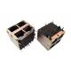 LED 2x2 RJ45 Integrated Gigabit Transfomrer For Network Equipment Modem