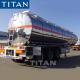 TITAN 3 axle stainless steel tanker trailers 45000 liters Fuel Tanker Trailer