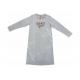 65% Polyester 35% Cotton Ladies Night Dresses Sleepwear Grey Color Classic Style