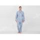 Long Sleeve Mens Lightweight Cotton Pajamas / Mens Winter Pyjamas Quick Dry