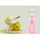 Pink Color Fruit Mini Ice Cream Maker Non Electric Type Overall Unit Washable