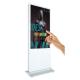 55inch inclined style kiosk stand pc touch screen lcd exhibition display