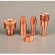 Polish Surface Electroplate 5 Axis CNC Copper Parts