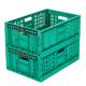 Customized Logo Collapsible Plastic Basket for Storing and Transporting Vegetables