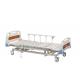 Aluminum Alloy Railing ICU Hospital Bed / 4 Wheels Electric Medical Bed