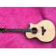 2018 New body cut Chaylor acoustic guitar Real abalone solid top electric acoustic guitar