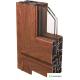 Wooden Grain Extrusion Window And Door Aluminum Profiles With Great Feeling