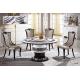 9 seater round marble dining table with Lazy Susan