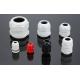 Ex Proof Nylon66 Waterproof Cable Gland White / Black Color PG Type