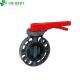 Industrial NB-QXHY UPVC Butterfly Valve with Manual Operation and Flanged Design