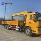 6x4 Straight Arm Crane Cargo Truck Mounted Shacman H3000 F3000 X3000