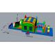 High Strength Jumping Obstacle Course Bounce House  Lead Free Customized Design