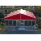 10*10M Red PVC Roof Cover with Glass Windows and Interior Decoration for Outdoor