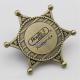 Customized antique five-pointed star metal badge custom, five-pointed star metal medal custom, can be equipped with box