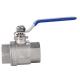 304 Stainless Steel High Temperature 2PC Ball Valve with Manual Turning Operation