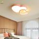 Modern simple creative heart-shaped led ceiling light for children's room bedroom room